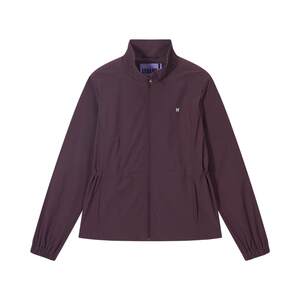 
ANNA SUI Sports Pleated waist-closed stand collar work jacket outdoor sun protection water splash cool feeling for women
