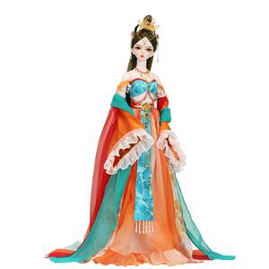 De Bi Sheng Doll 60cm Women's Ancient Costume Ancient Style 24 Season Doll BJD3 Score Simulation Toy Doll Princess Doll