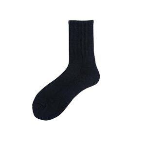 Black socks Children all cotton pure color hair circle socks in the middle of long cylinders in autumn and winter thickened warmth sports socks men and women towel socks
