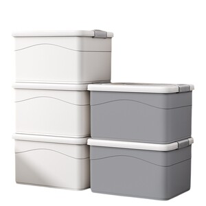 
Jia helper plastic storage box large capacity storage box household clothing toy storage box backup storage turnover box