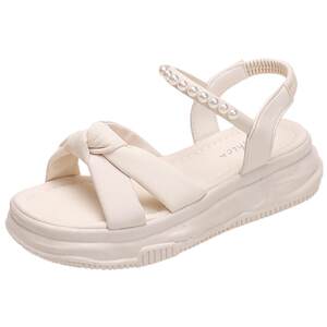 
Soft-soled maternity sandals for women with a poop-feeling outer wear, 2026 summer new casual all-match flat-soled non-slip fashion shoes