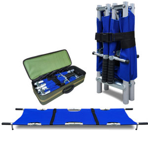 Lift the stretcher home, multi -functional elderly folding out -of -the -aid portable portable simple fire staircase soft single