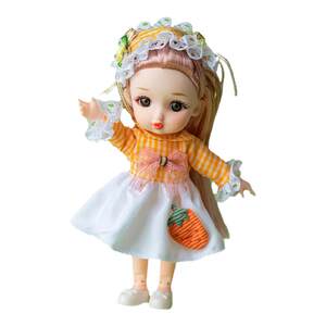 
17cm doll mini doll dudu small dress-up doll doll BJD children's toys girls gift