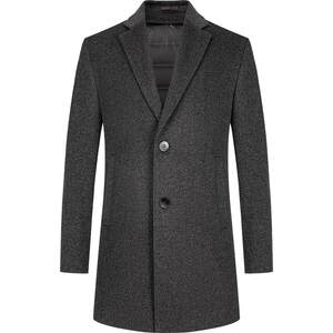 
[Including cashmere] Seven brand clearance woolen coat for men in winter thick detachable down liner mid-length jacket for men