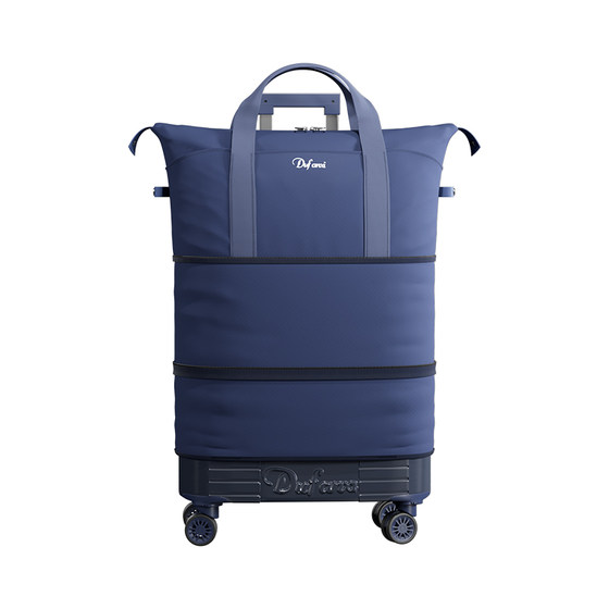 
2025 new luggage, sturdy and durable, foldable trolley case, extra large short-distance travel luggage, can be expanded for boarding