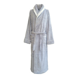 
Lisa bathrobe autumn and winter thickened and velvet bathrobe for women, wrap-able and wearable as home clothes, non-shedding, quick-drying and absorbent men's nightgown