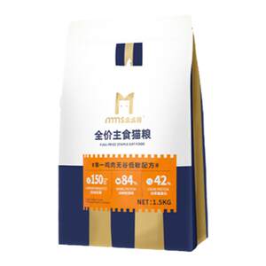 
Momobile cat food freeze-dried cat staple food kitten full price grain all stage general official genuine product 1.5kg