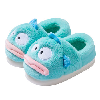 Shark Ugly Fish Cotton Slipper Bags Heel Hermore Inside the Room cute
