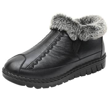 
Thickened warm snow boots and cotton shoes old Beijing