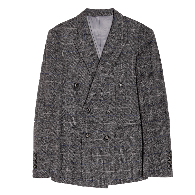 ジャケット・アウター YOKE PLAID JACQUARD DOUBLE BREASTED ジャケット・アウター YOKE PLAID JACQUARD DOUBLE BREASTED YOKE