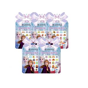 
Disney Children's Nail Stickers Ice and Snow Glowing Stickers Toy Elsa Waterproof and Easy to Peel Luminous Girl Stickers Manicure
