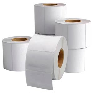 
High temperature resistant three-proof thermal paper self-adhesive label 50*30*60 40 print label hospital food blank Chinese medicine special food effective high temperature resistant label sticker high temperature resistant label paper