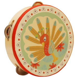 The baby's hand knocks on the drum, the double -sided drum children's percussion instrument drummer shoots the bell drum early music toys, the little drum
