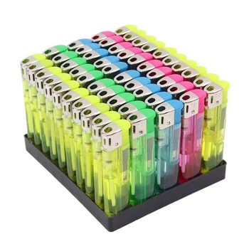 50 disposable plastic lighters, thickened and explosion-proof