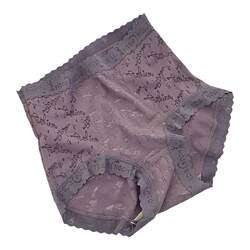 High waist tummy control women's shaping large size mulberry silk underwear