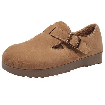 The hot wind retro Bolin shoes plus velvet thick bottom snow boots
