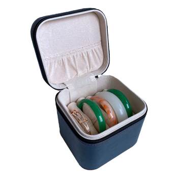 Storage box jewelry box jewelry box zipper bag