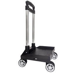 Universal wheel school bag trolley rack universal trailer foldable