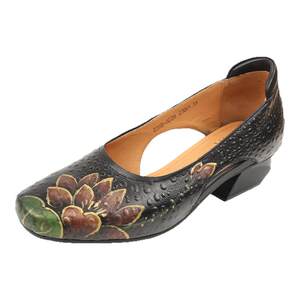 
Accompanied by genuine leather 2025 new cheongsam shoes, national style shoes for women, soft soles, Chinese style hollow hand-painted ethnic style women's shoes