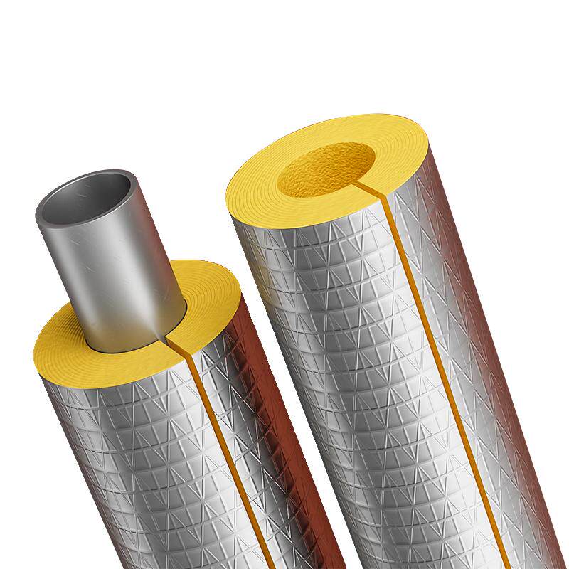 Isolation Des Tuyaux En Laine De Roche Rockwool 800 En Aluminium