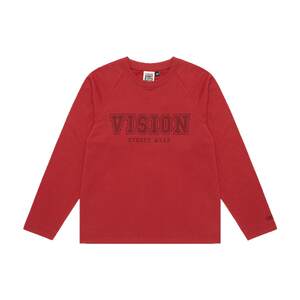 
VISION KIDS American retro sports loose rag-sleeved long-sleeved T-shirt for men and girls 25 spring new style