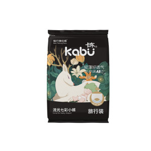 
Kabu kabu streamer baby ultra-thin breathable diaper essence pull-up pants soft and dry diaper trial set
