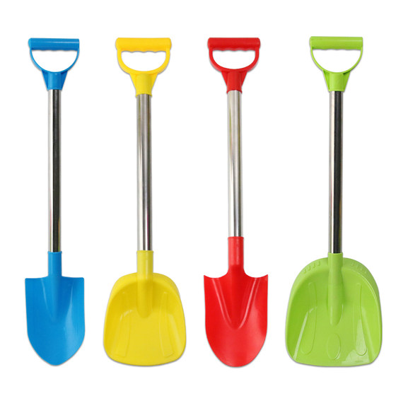 Children's shovel playing sand digging sandy beach toys to catch sand digging tools to digging a bucket set to play snow shovel pile of snowman