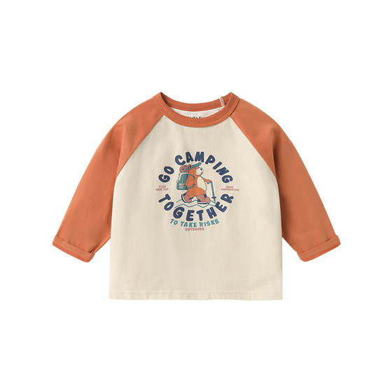 
Boys' pure cotton long-sleeved T-shirt spring clothing spring and autumn new baby children's clothing baby bottoming shirt top spring boy thin