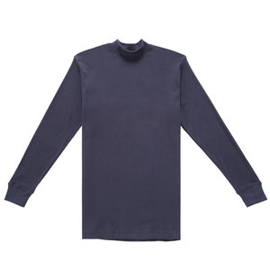 Red beans autumn and winter middle -aged and elderly men and women's pure cotton cotton cotton collar low -necked low -necked single piece of autumn jacket underwear top
