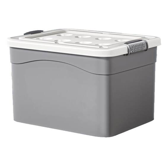 Jiapu large -capacity storage box is super large with plastic thickened toys storage box.
