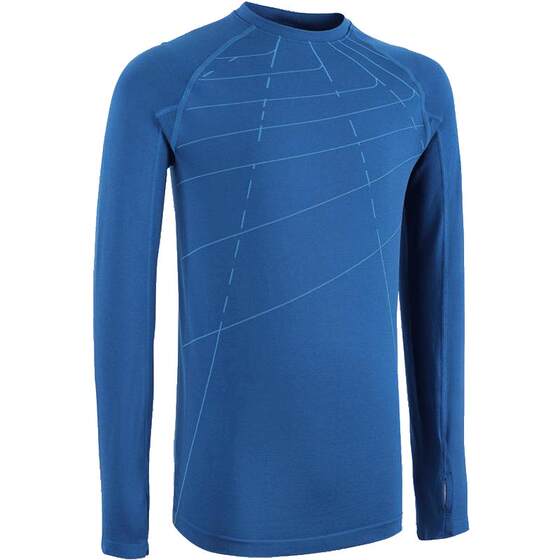 
Decathlon sports t-shirt children's spring and autumn warm quick-drying clothes boys and girls long-sleeved clothes running training suit KIDC