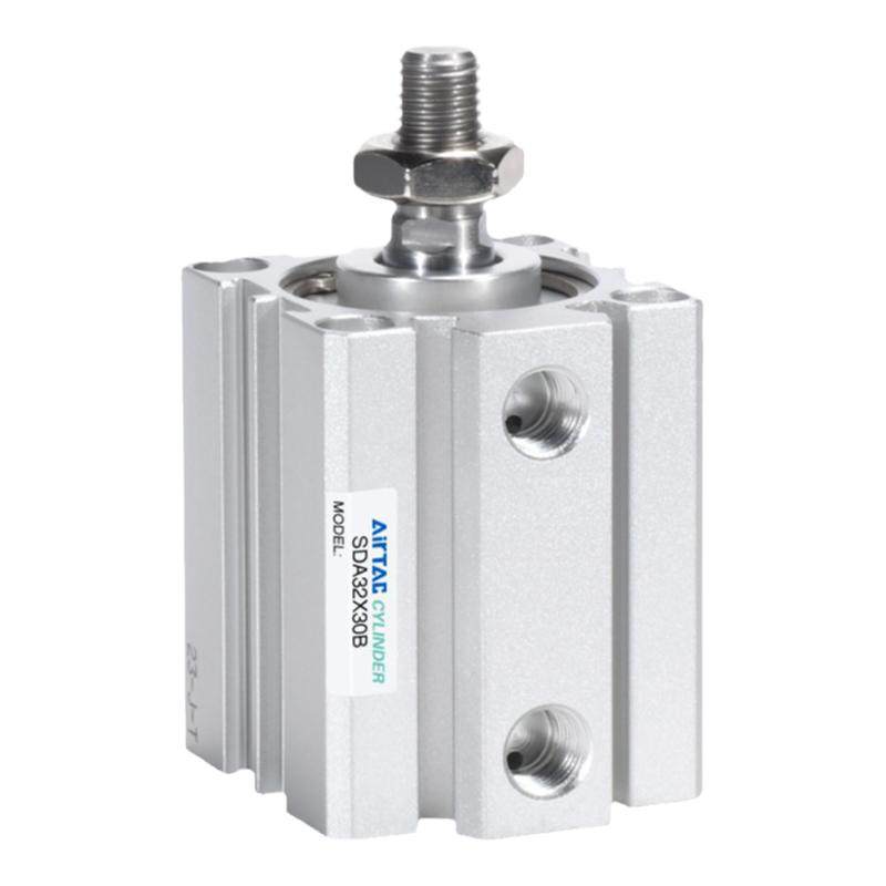EDEDE MGPM12-50 Pneumatikzylinder | Drei-Achsen-Dreifachstangen | Führungsstange | Hub 50 Mm | Doppelwirkend | Aluminium