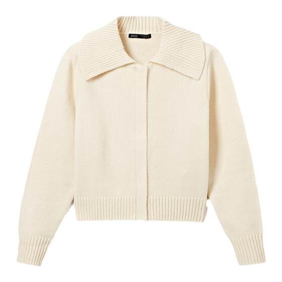 
SPAO Korea's same autumn new style women's fashionable commuter lapel sweater cardigan SPCKE12W93
