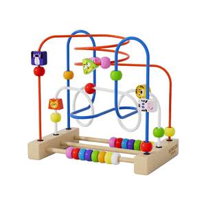 
Babu Dou baby and toddler beaded Montessori early education baby educational building blocks beaded fine motor toys for 6 and above