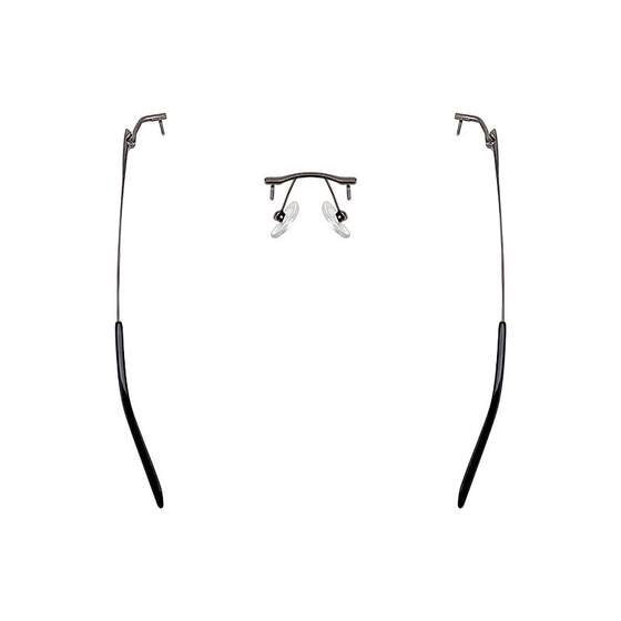 Frameless glasses accessories single -hole double -hole kar nose beam nasal bracket replacement legless frameless beam in the nose in the nose pure titanium
