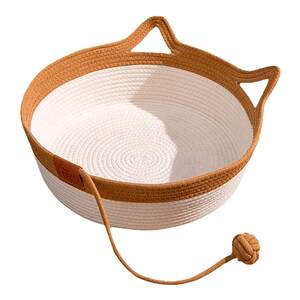 Rough anesthetic cat nest Four seasons common summer cat bed woven cats sleeping with cushion summer dog nest pets