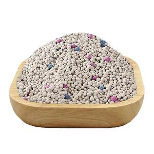 Bentonite cat litter 40*0.5kg10 male*0.5kg20kg deodorization low dust clump mixed lemon cat litter cat supplies free shipping
