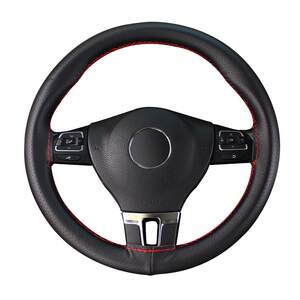 
Suitable for the new Teana Tiida Bluebird Qashqai X-Trail Sunshine Sylphy Car Steering Wheel Cover Hand-sewn Leather Handle Cover