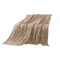 First Class Anti-wrinkle Grinding Blanket Nap Blanket - Boston Hazelnut Color Blanket Aviation Blanket