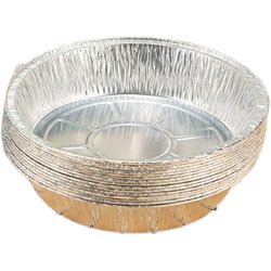 Youao tin foil plate 185mm 20 pieces 1 set