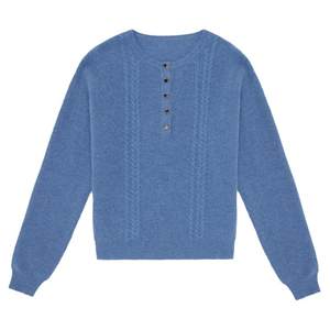 
[Broken code clearance] Round neck cork casual women's cashmere sweater simple solid color warm bottoming shirt cashmere sweater