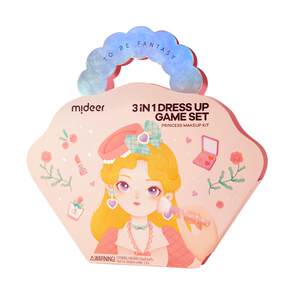 
mideer Milu Princess Cosmetic Bag Quiet Book Girls Handmade Materials DIY Children's Toys Children's Day Gift