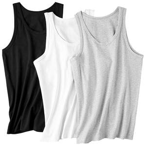 
Hengyuanxiang large size vest men's pure cotton antibacterial bottoming underwear hurdle suspenders sweat-absorbent spring and summer