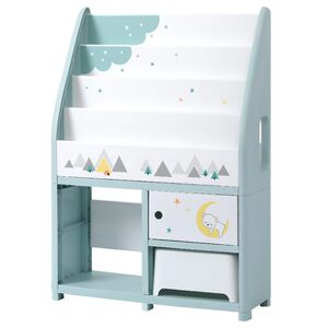 
Yeya children's bookshelf picture books integrated baby toy storage rack floor large capacity classification storage cabinet