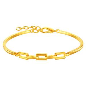 Chaohongji concluded the golden bracelet, the gold bracelet, the gold bracelet female married three gold gifts, fashion pricing H
