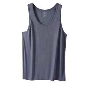 
Seven Wolves men's vest for boys ice silk cool sleeveless thin mesh breathable suspender inner base sweat-absorbing shirt