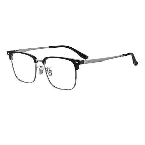 
Helen Keller myopia glasses frame titanium alloy temples fashion business eyebrow frame men's optical frame H85037