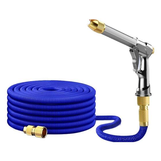 High-pressure car wash water gun household high-pressure water gun artifact telescopic water pipe hose tap water washing floor flushing nozzle