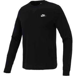 
[Self-operated] Nike Men's CLUB TEE - LS Long Sleeve T-Shirt AR5194-010 2024 Round Neck