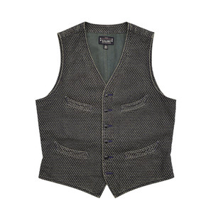 Siliba classic American retro vest vest washing, old Amea Kazakhstan, stacking and wearing shoulders non -RRL
